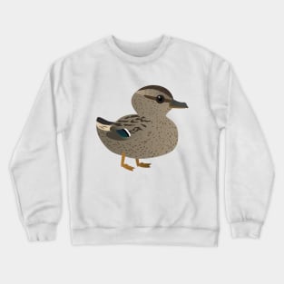 Cute female mallard Crewneck Sweatshirt